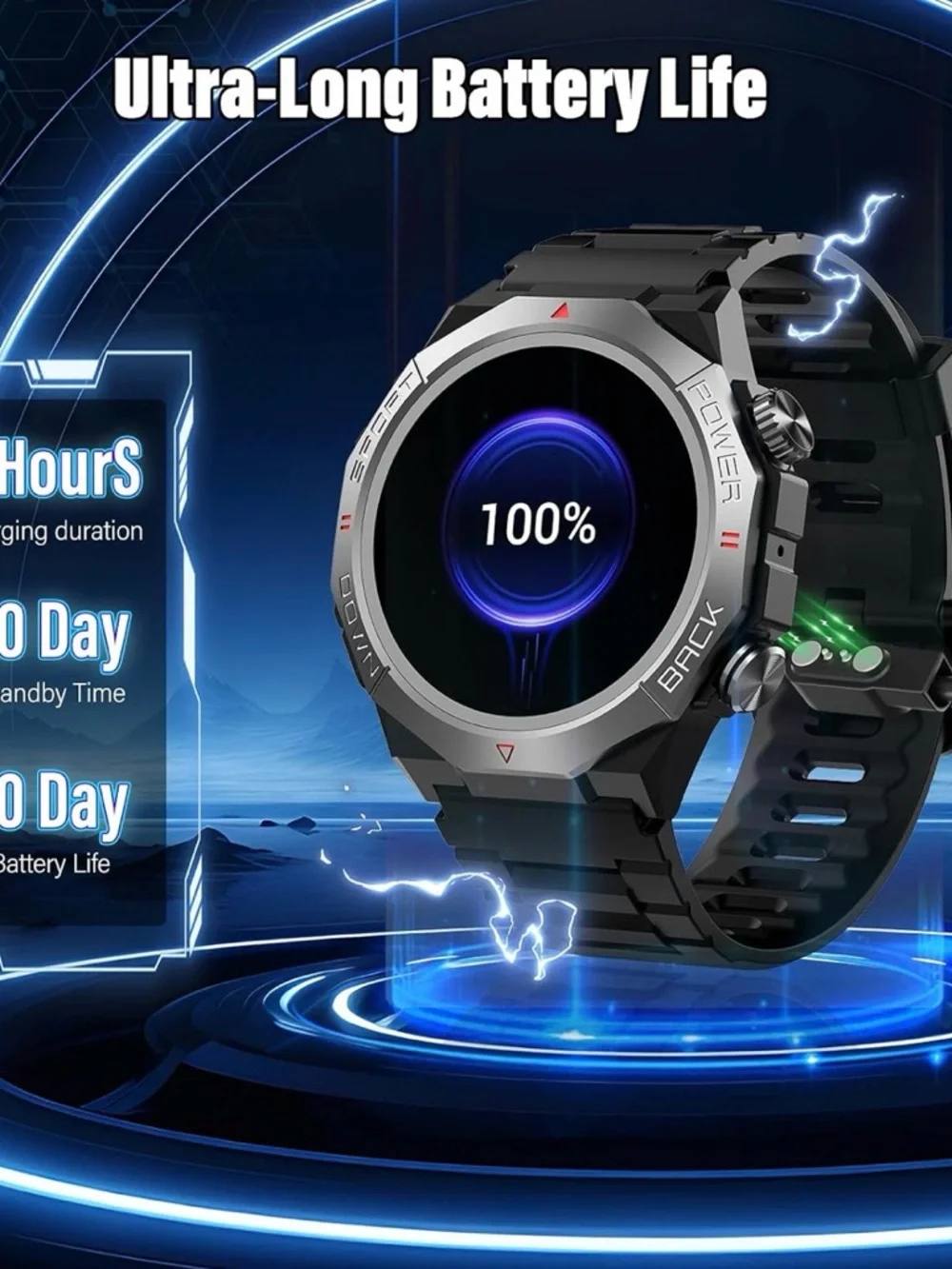 Military Smart Watch for Men Answer/Make Calls 1.39